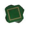 Pimpernel Classic Emerald Set of 6 Coasters Discount