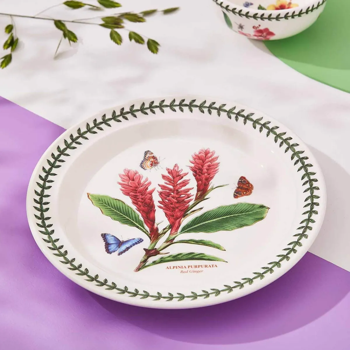 Portmeirion Exotic Botanic Garden Plate Set, 20cm New