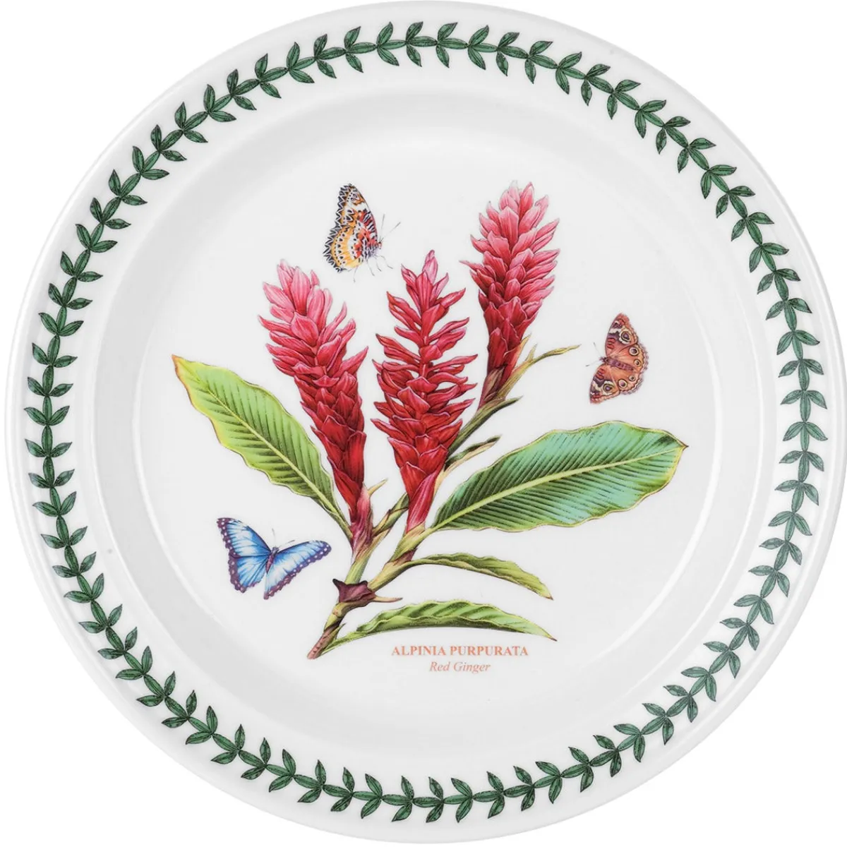 Portmeirion Exotic Botanic Garden Red Ginger Dinner Plate Outlet