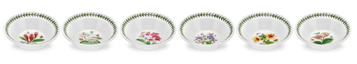 Portmeirion Exotic Botanic Garden Set of 6 Cereal Bowls Fashion