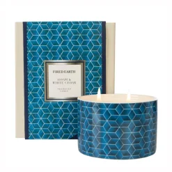 Fired Earth Assam & White Cedar Candle L Outlet