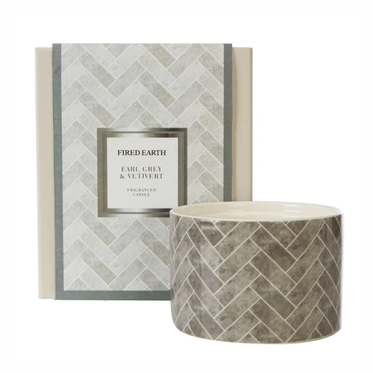 Fired Earth Earl Grey & Vertivert Candle L Best