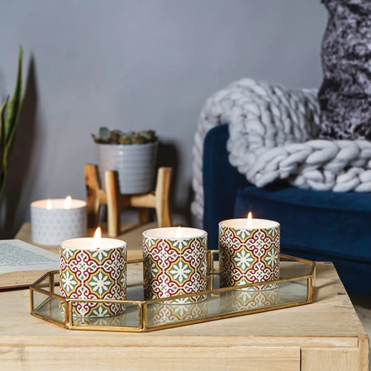 Fired Earth Emperors Red Tea Small Candle Best