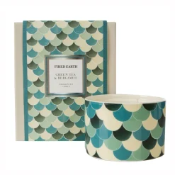 Fired Earth Green Tea & Bergamot Candle L Best