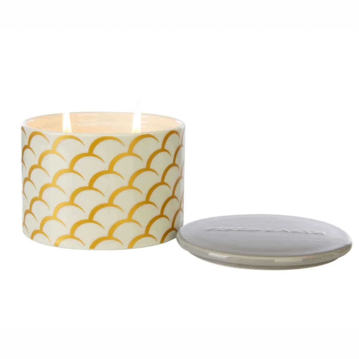 Fired Earth White Tea & Pomegranate Candle L Discount