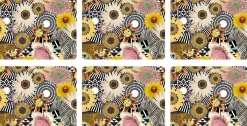 Pimpernel Floral Jungle Set of 6 Placemats New