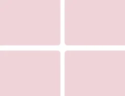Pimpernel Flossy Set of 4 Large Placemats Hot