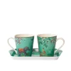 Pimpernel India Mug & Tray Set, Elephant's Oasis New