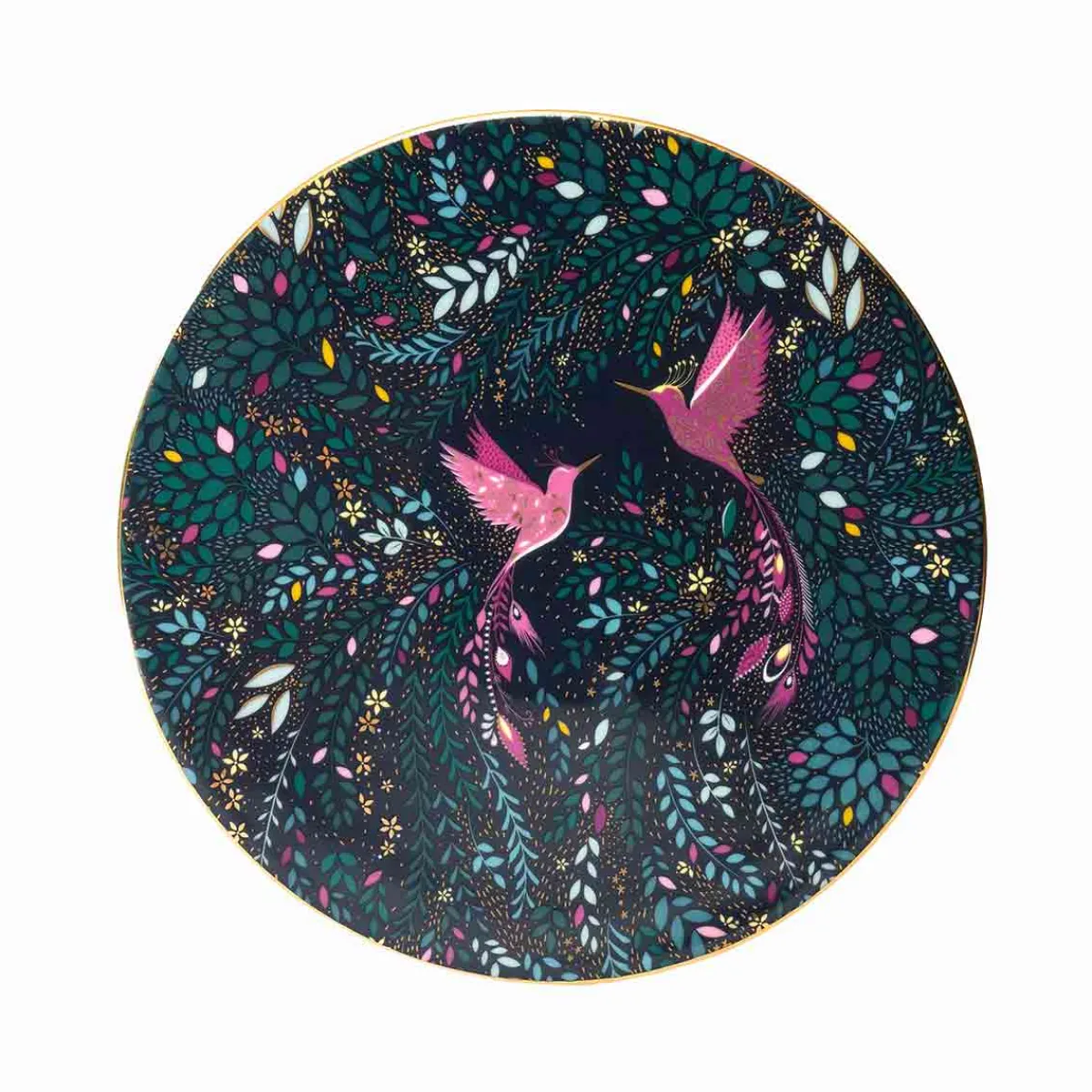 Portmeirion India Serving Plate, Hummingbird Paradise Clearance
