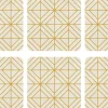 Pimpernel Luxe Set of 6 Coasters Hot