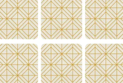 Pimpernel Luxe Set of 6 Coasters Hot