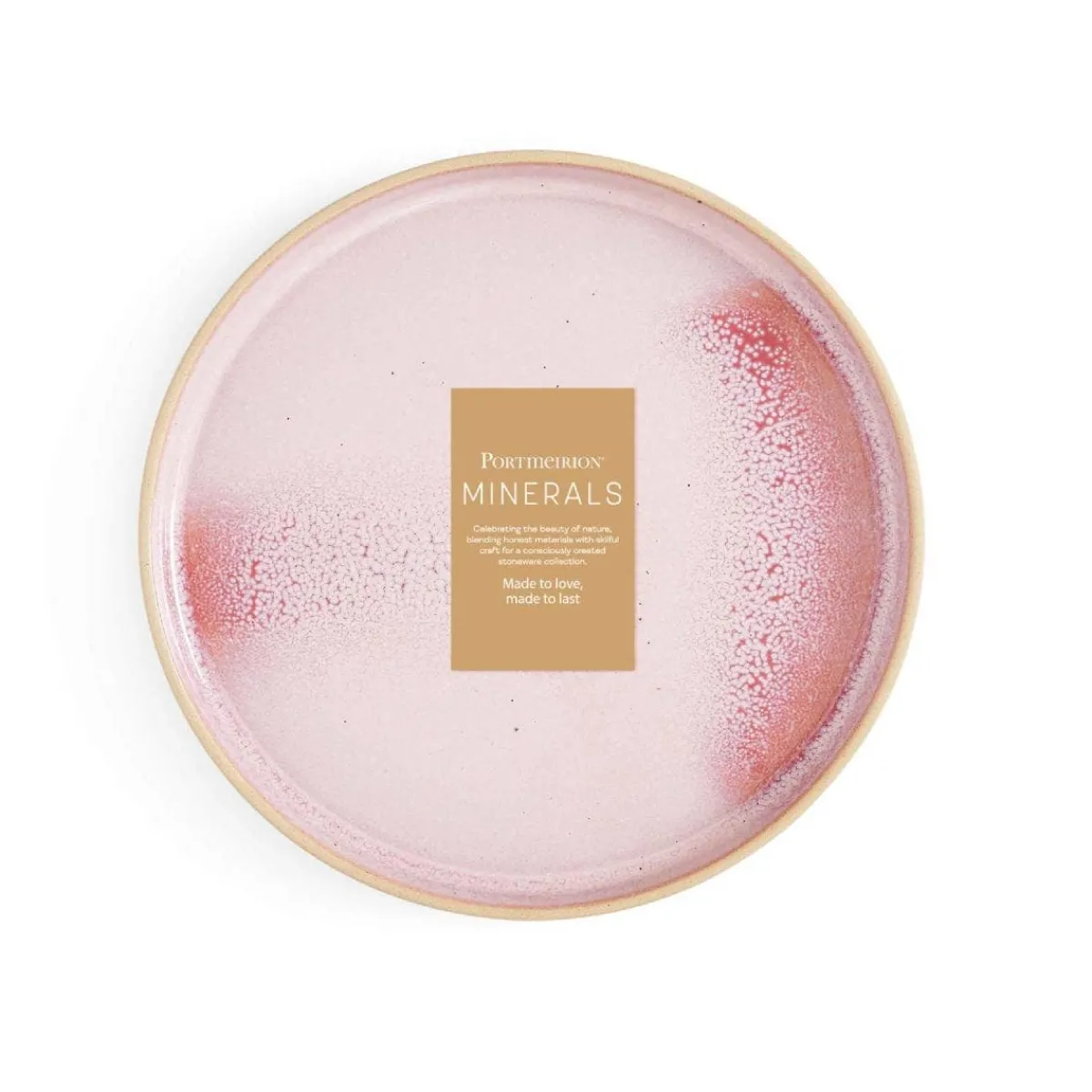 Portmeirion Minerals Dinner Plate, Rose Quartz Sale
