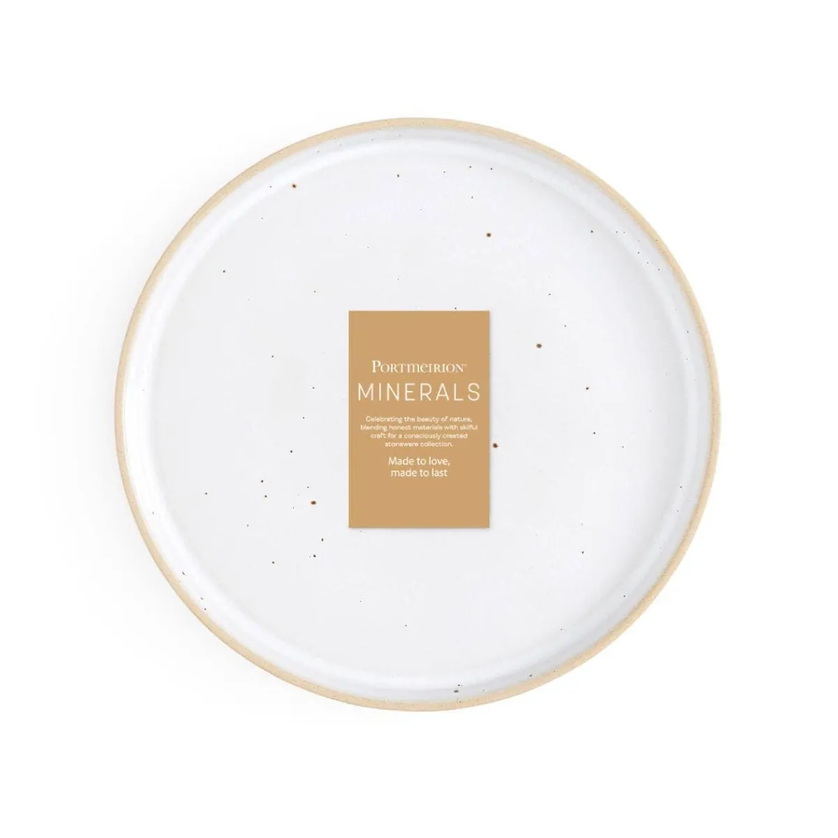 Portmeirion Minerals Set of 4 Dinner Plates, Moonstone Clearance