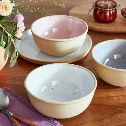 Portmeirion Minerals Set of 4 Medium Bowls, Moonstone Outlet