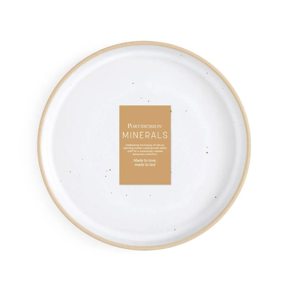 Portmeirion Minerals Set of 4 Side Plates, Moonstone Hot