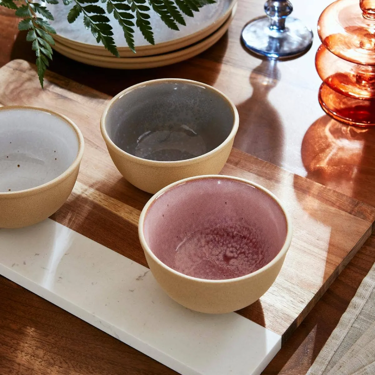 Portmeirion Minerals Set of 4 Small Bowls, Rose Quartz Discount