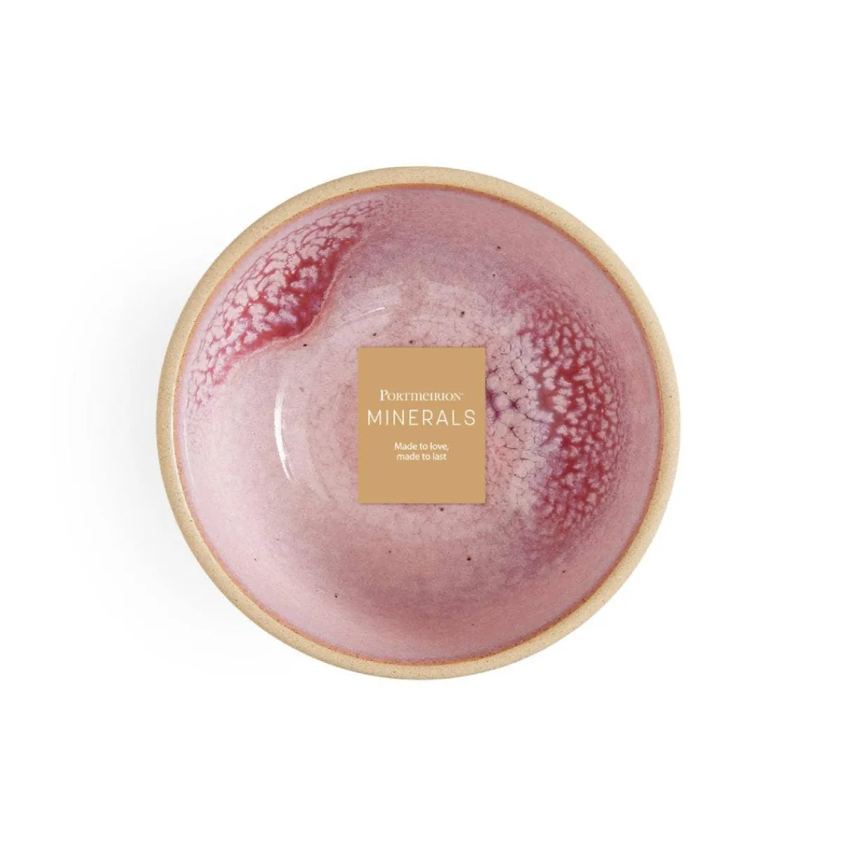 Portmeirion Minerals Small Bowl, Rose Quartz Outlet