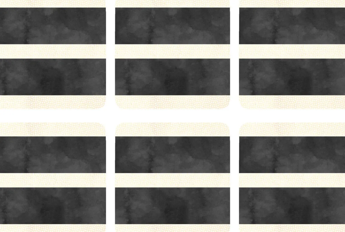 Pimpernel Mono Stripe Set of 6 Coasters Discount