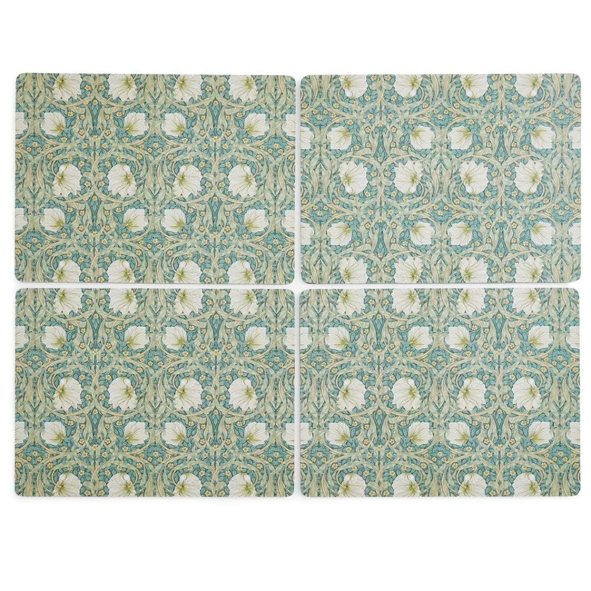 Spode Morris & Co. Pimpernel Set of 4 Placemats New