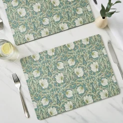 Spode Morris & Co. Pimpernel Set of 4 Placemats New