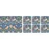 Pimpernel Morris & Co. Strawberry Thief Set of 6 Placemats & Coasters, Blue Best