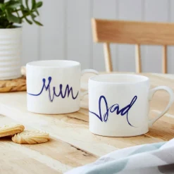 Portmeirion Mug Meirion Dad Mug Blue & White Fashion