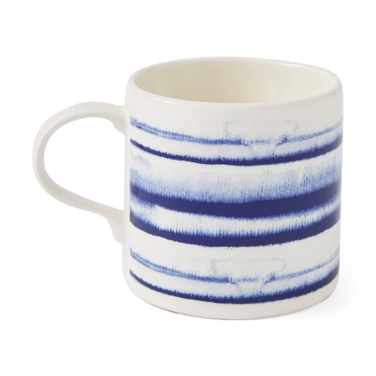 Portmeirion Mug Meirion Horizontal Stripes Mug, Blue & White New