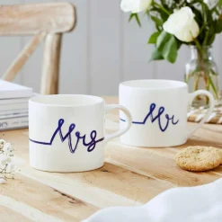 Portmeirion Mug Meirion Mrs Mug, Blue & White Sale