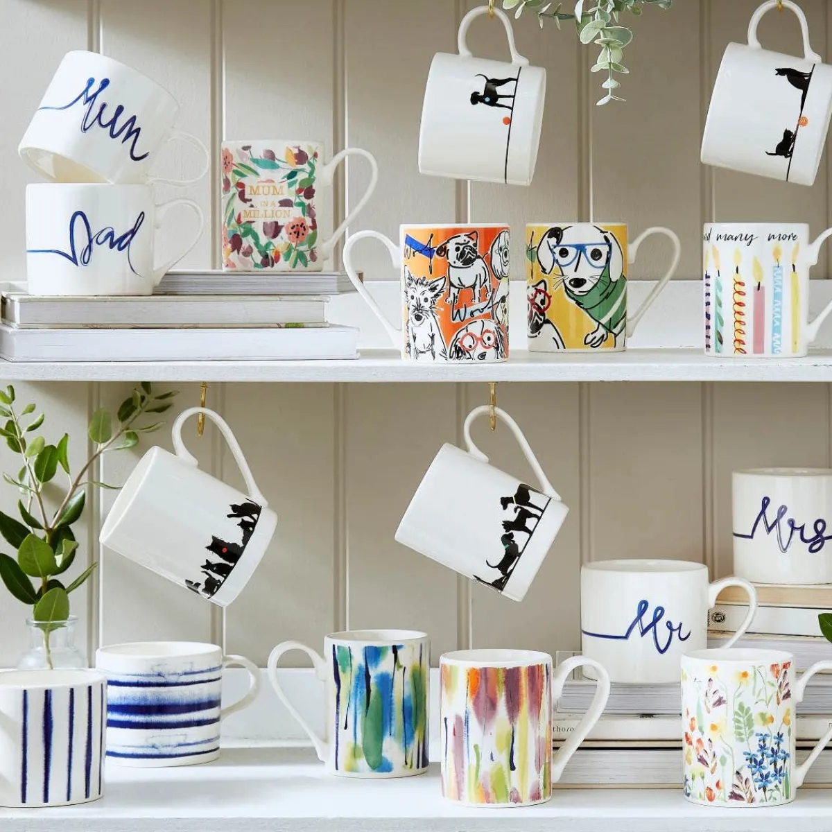 Portmeirion Mug Meirion Silhouette Cat Mug Hot