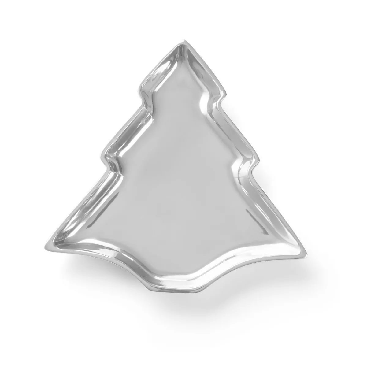 Nambe Nambé Holiday Medium Christmas Tree Dish New