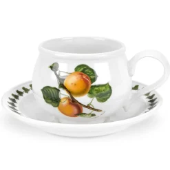 Portmeirion Pomona Set of 6 Teacups & Saucers Fashion
