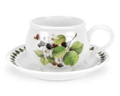Portmeirion Pomona Set of 6 Teacups & Saucers Fashion