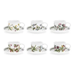 Portmeirion Botanic Garden Breakfast Cup and Saucer (D) Set of 6 Best