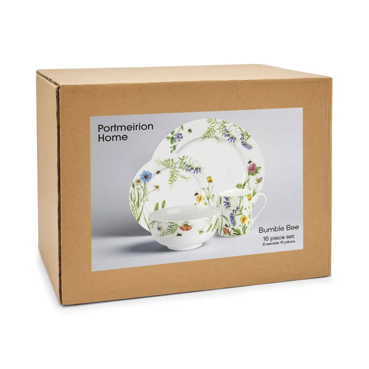 Portmeirion Home 16 Piece Set, Bumble Bee Discount