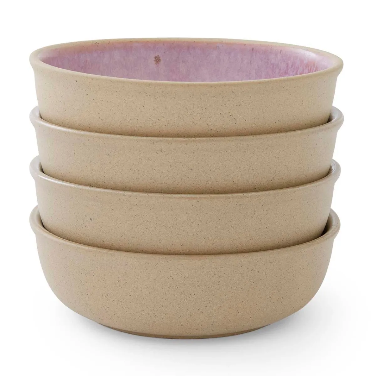 Portmeirion Minerals set of 4, Small Low Bowls, Rose Quartz Best