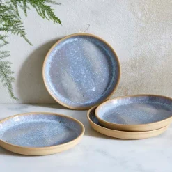 Portmeirion Minerals Tea Plate, Aquamarine Fashion