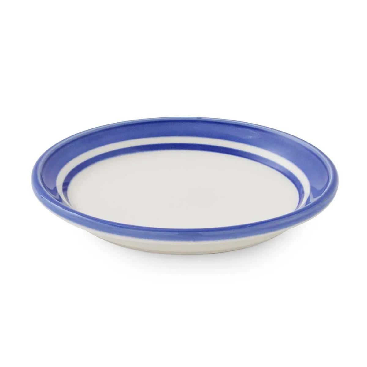 Portmeirion Potter's Stripe Bread Plate, Blue Outlet