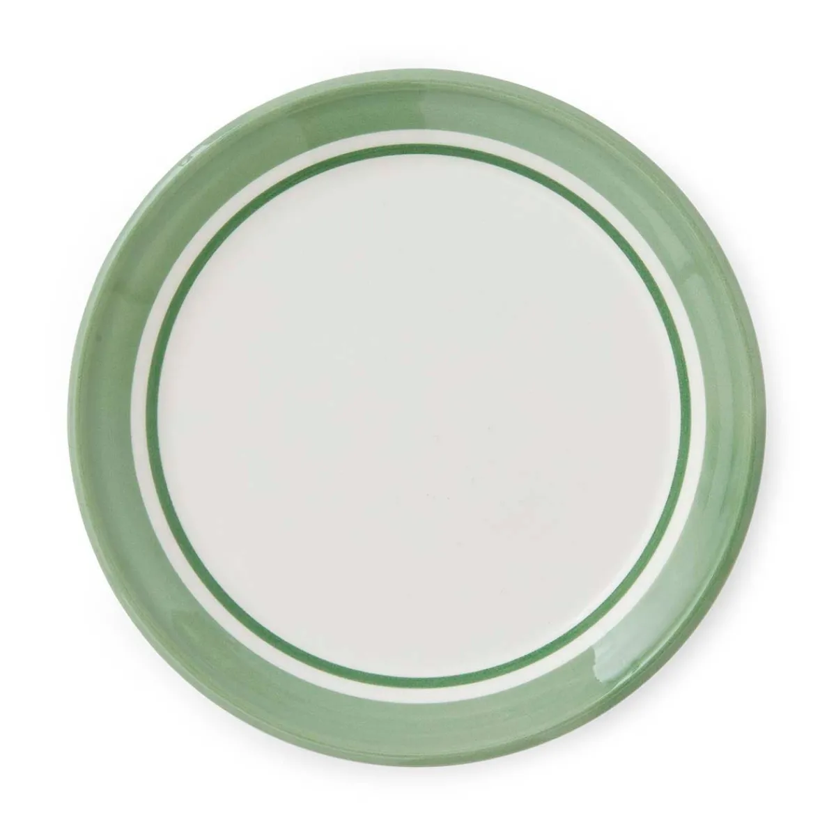 Portmeirion Potter's Stripe Bread Plate, Green Online