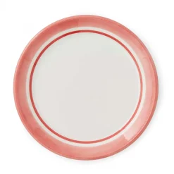 Portmeirion Potter's Stripe Bread Plate, Red New