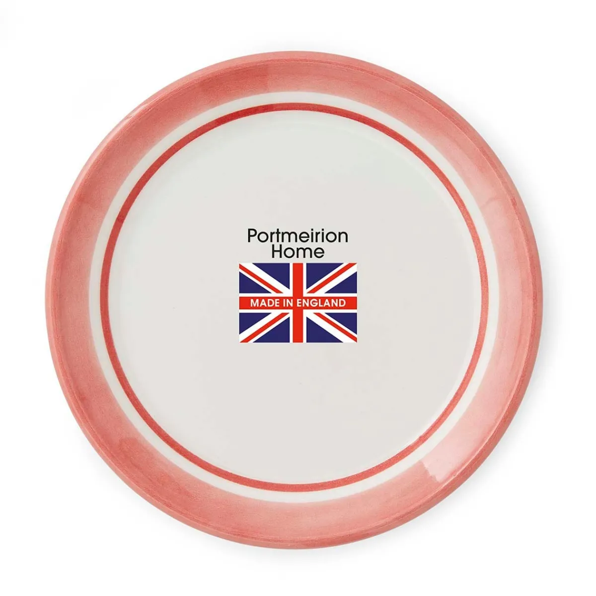 Portmeirion Potter's Stripe Bread Plate, Red New