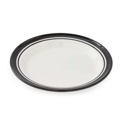 Portmeirion Potter's Stripe Dinner Plate, Black Fashion