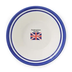 Portmeirion Potter's Stripe Oatmeal Bowl, Blue Outlet