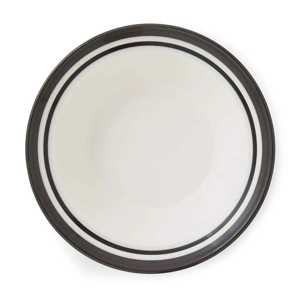 Portmeirion Potter's Stripe Oatmeal Bowl, Black Outlet