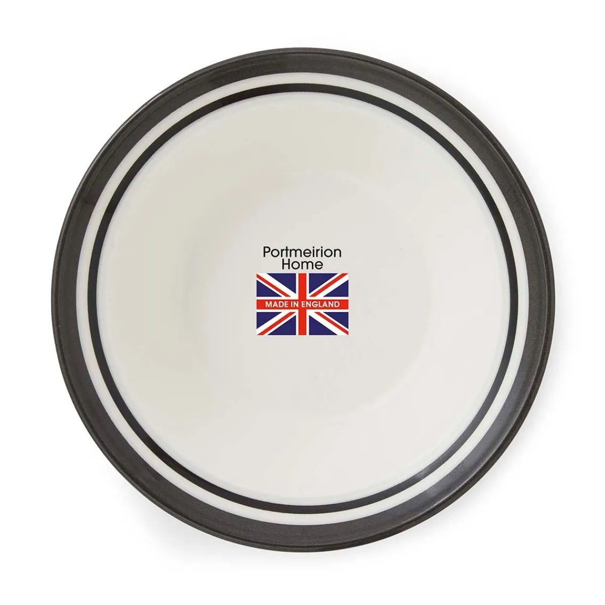 Portmeirion Potter's Stripe Oatmeal Bowl, Black Outlet