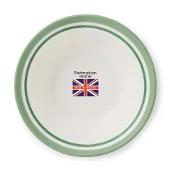 Portmeirion Potter's Stripe Oatmeal Bowl, Green Sale