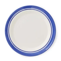 Portmeirion Potter's Stripe Set of 4 Bread Plates, Blue New