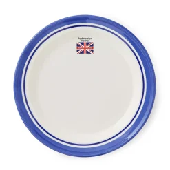 Portmeirion Potter's Stripe Set of 4 Bread Plates, Blue New
