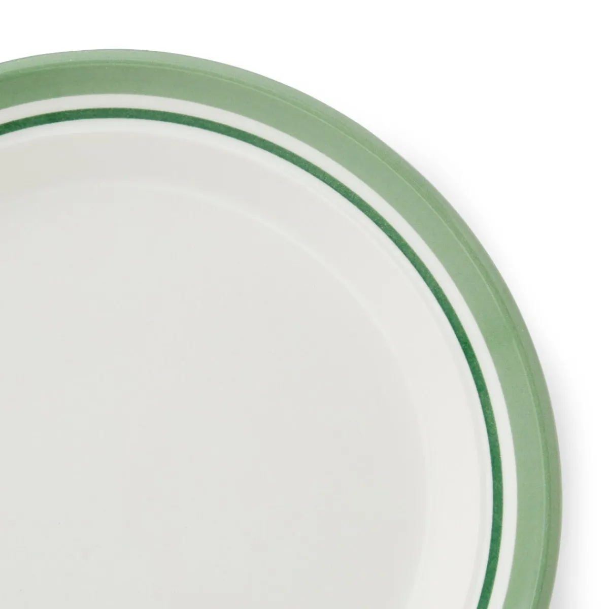 Portmeirion Potter's Stripe Set of 4 Bread Plates, Green Clearance