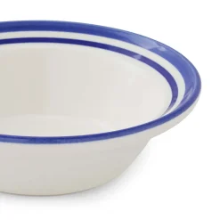 Portmeirion Potter's Stripe Set of 4 Oatmeal Bowls, Blue Sale