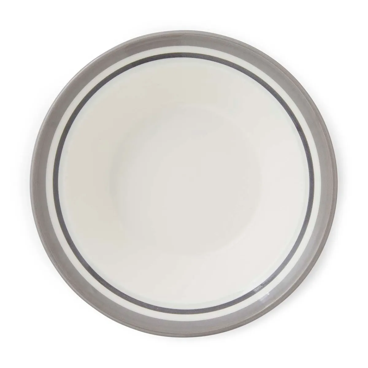 Portmeirion Potter's Stripe Set of 4 Oatmeal Bowls, Grey Best